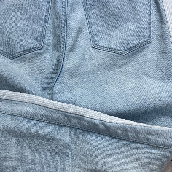 Kancan Jeans Light Wash Distressed Jeans Sz 5/26 Raw Hem High Rise Denim Boho - Picture 9 of 12